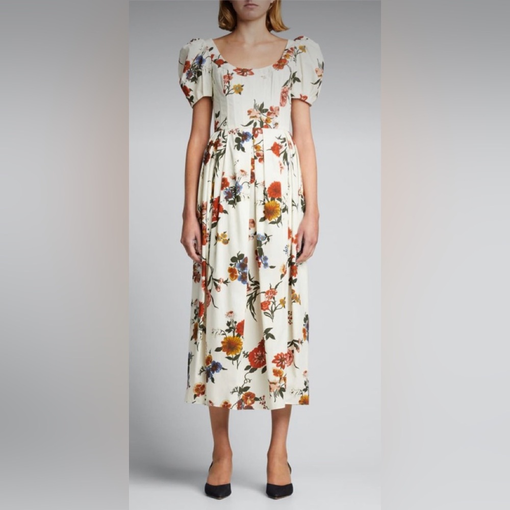 Brock Collection Salvina Midi Dress Sz 2
